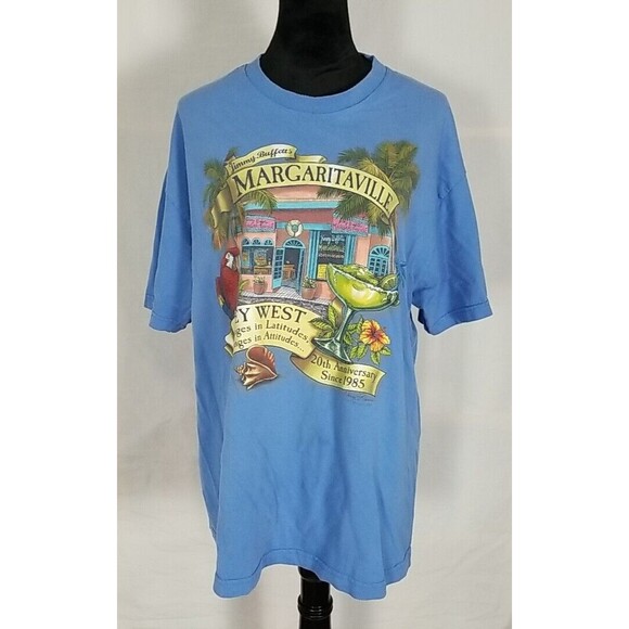 Jimmy Buffett Margaritaville T-Shirt, XL KEY WEST Florida, Changes in Latitudes - Picture 1 of 11